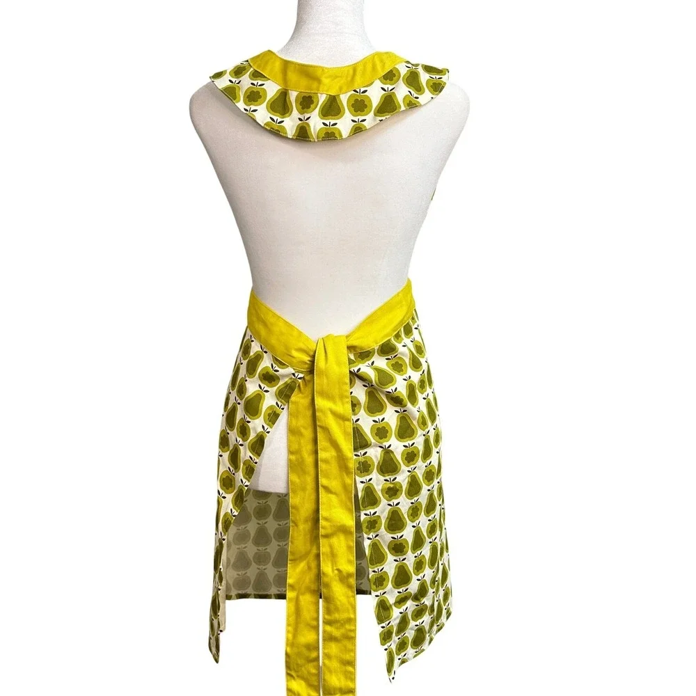 Orla‎ Kiely for Target 2009 Apron Apples Pears Retro Kitchen Cooking RARE